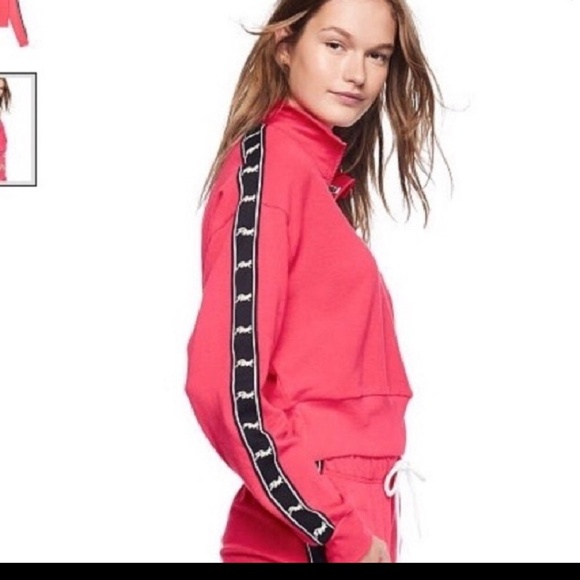 PINK Victoria's Secret Jackets & Blazers - Victoria's Secret PINK pullover